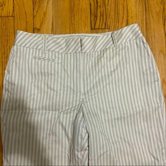 Loft “Ann” silk blend pinstripe pants - Picture 2 of 8